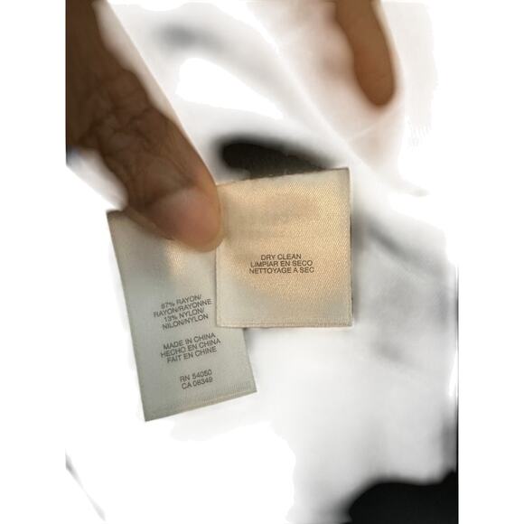 RACHEL Rachel Roy Women's Black Button-Up Shirt Dress Gold Accents Long Sleeves - Picture 11 of 12